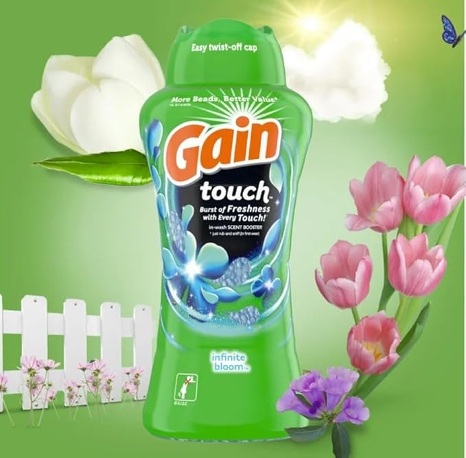 Gain Touch Scent Booster Beads Infinite Bloom Scent 24 oz 1 Count (Pack of 1)