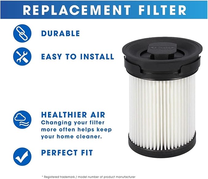 HEPA Filter Compatible for Miele TriFlex HX1 Cordless Vacuum Cleaner Accessories