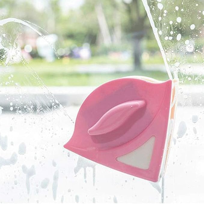 Double-Sided Window Cleaner Glass Wiper Magnetic Cleaning Tools Window Cleaner Window Clean Brush Glider Washing Brush (Color : Purple) (Color : Blue) (Purple)