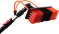 Window Cleaning Pole Extendable Window Cleaning Kit Window Cleaning Pole with Large Brush Head Roof Cleaning Tools12FT/3.6m