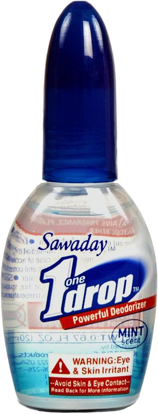 One-Drop Powerful Deodorizer Mint Scent 0.67 Ounce 8 Pack