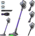 Cordless Vacuum Cleaner 40KPA/500W/35Mins Powerful Suction with Green LED Dust Detection Stick Vacuum Self-Standing Lightweight Handheld Vacuum for Pet Hair Carpet &amp Hard Floor