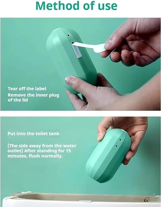 Automatic Toilet Cleaner Bathroom Cleaner with Odor Removal and Long-Lasting Fragrance Toilet Bowl Clean with Magic Bottle Solid1 Count