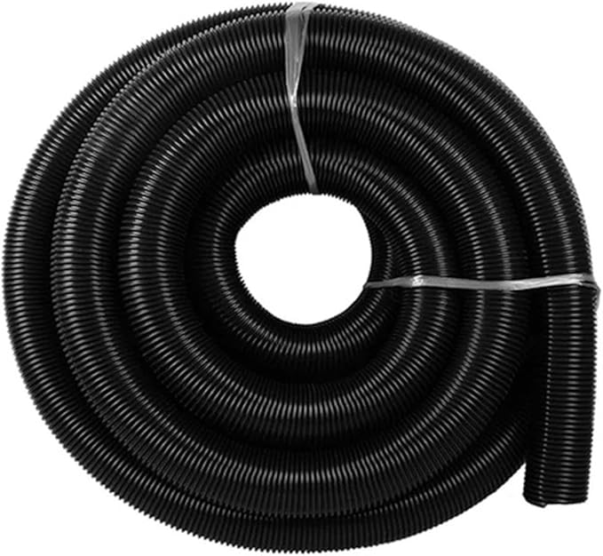 General Vacuum Cleaner Hose Inner 40mm Outer 48mm Bellows Straws Industrial Thread Hose Durable Vacuum Cleaner Part Soft Pipe(Black-2m (40mm))