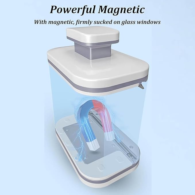 Magnetic Window Cleaning Tool Adjustable Magnetic Double Sided Glass Cleaning Tool Car Window Cleaner