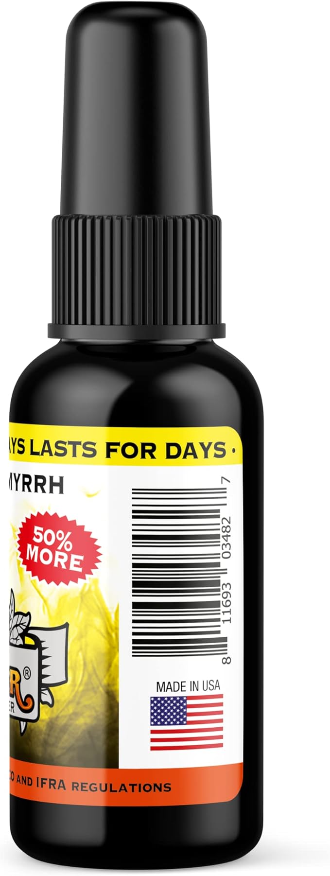 BluntPower (Frankincense and Myrrh 5 Pack) Concentrated Air Freshener - Premium Oil Based Air Freshener Spray For Home and Car - Long-Lasting Bathroom Spray Car Freshener &amp Odor Eliminator Spra