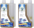 UltraShield Burnishing Formula – Super High Gloss Flooring Protection &amp Enhancement For Commercial and Industrial Floor Tile Wet Look Shine Non Slip Janitorial Supplies (2 x 1 Liter Pack)
