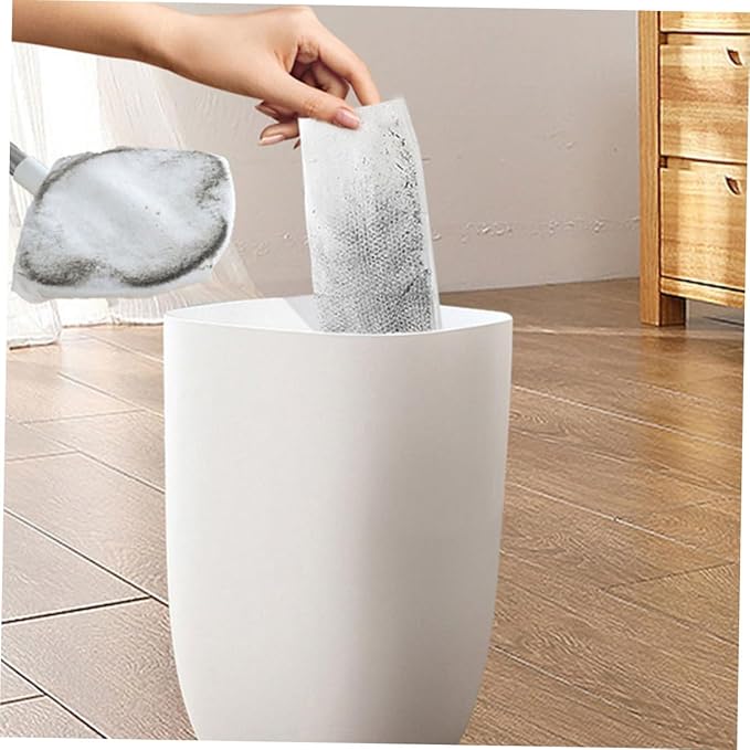 Electrostatic Dust Mop with Rotatable Long Handle Dry and Wet Floor Sweeper Mop Kit for Indoor Cleaning with Facial Cleansing Cloth for Household Use