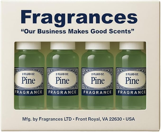 Rainbow RainMate Sirena Hyla Compatible Vacuum Fragrances – Assorted Fragrance 4-Pack For Water-Based Vacuums (Pine)