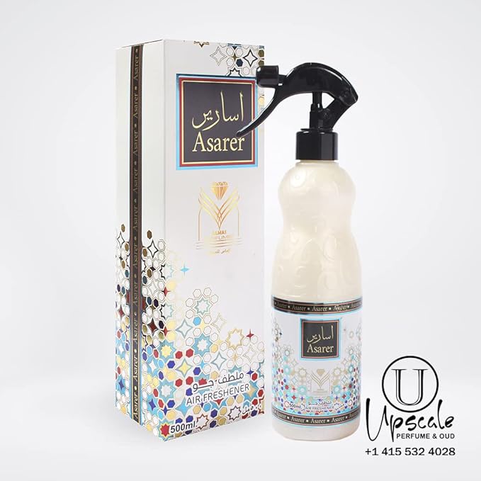 ††† Upscale Perrfume &amp Oud co. Asareer Air Freshener - 16.9FL.OZ Fabric spray - Natural Aged Oud Scent - Odor Fighting Room Spray - long lasting Aroma for home