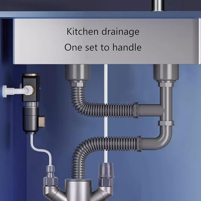 Effective Drainages Solution Smell-Proof Triples Sink Connector Drain Interfaces Simple Install for Bathroom