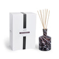 LAFCO New York Signature Fall Reed Diffuser Saffron Sandalwood - 15 oz - Up to 9 Months Fragrance Life - Reusable Hand Blown Glass Vessel - Natural Wood Reeds - Made in The USA