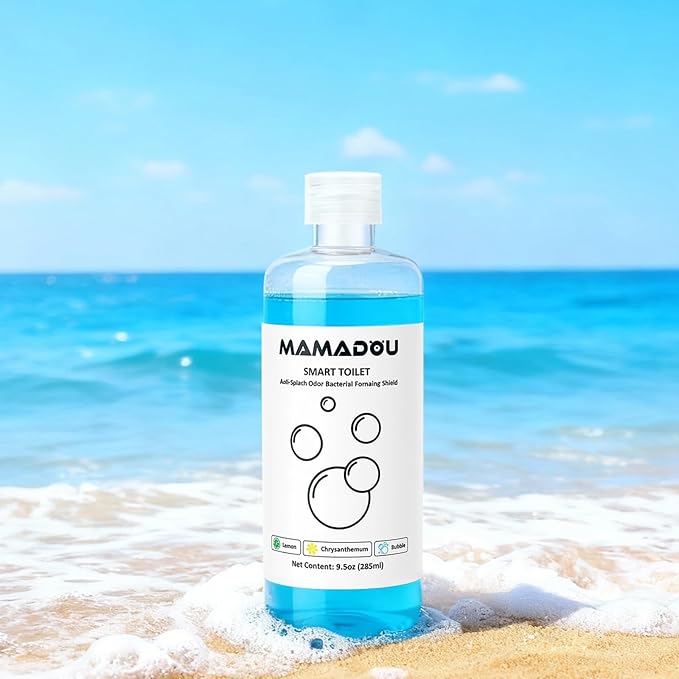 MAMADOU Smart Toilet Foam Agent 285ml 3Pack For Toilet Bowl Cleaning Fresh Comfortable Bathroom Splash Proof Foaming Shield Odor Control Lime Chrysanthemum Bubble