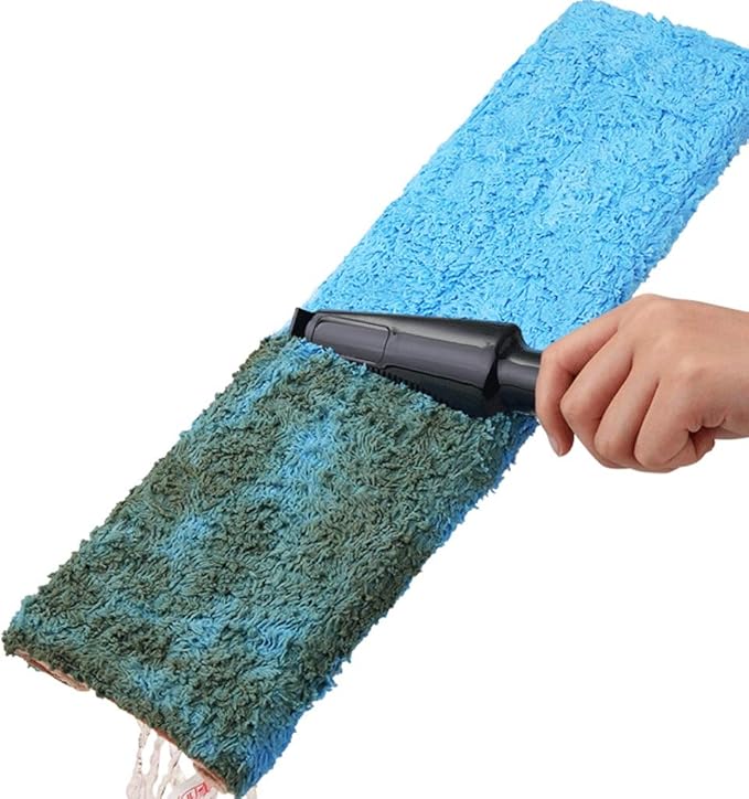 Microfiber Hardwood Floor Mop Stainless Steel Handle and Extensionfor Home Kitchen and All Surfaces