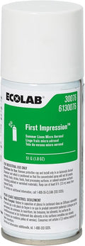 Ecolab First Impression Summer Linen Micro Aerosol Air Freshener