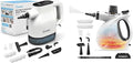 Saker EverSteam Instant-Heat Steam Cleaner for Home + Saker Handheld Steam Cleaner New with 8 Fiber Cloths