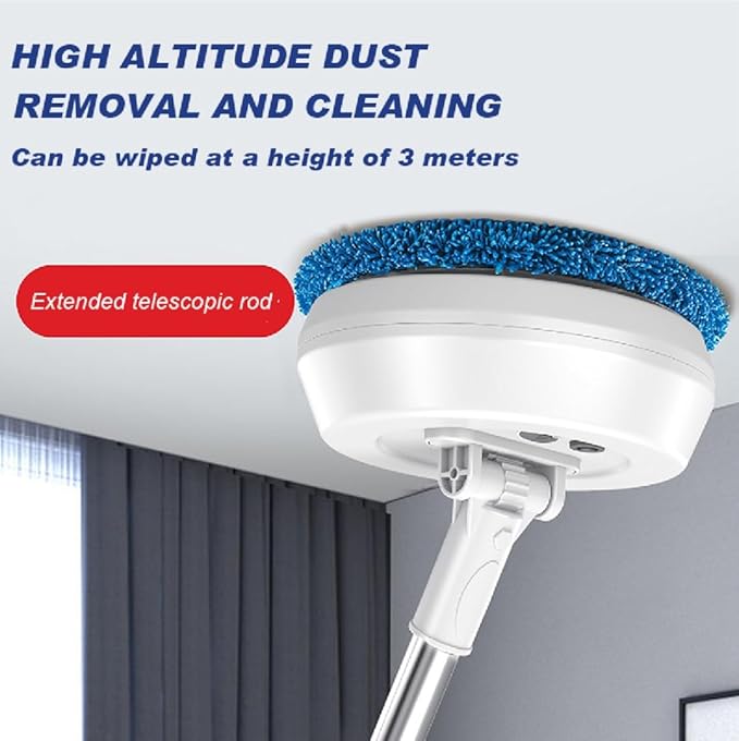 Wireless Electric Water Mop Cleaning Machine Automatic Wet Cleaner 2 in 1 Car Glass Ceiling Doors Windows Home Floor Mops