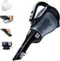 BLACK+DECKER dustbuster 20V Hand Vacuum Cordless Rechargeable Car Vacuum Portable Powerful Suction AdvancedClean Hand Vac with Extendible Crevice Tool Flip-Up Brush and Charging Base (BDH2000L)