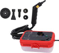 Generic Steam Cleaner Portable High Temperature Handheld Steam Cleaner with Brush Kit for Kitchen Hood Grill Furniture Bathroom Car (Red)