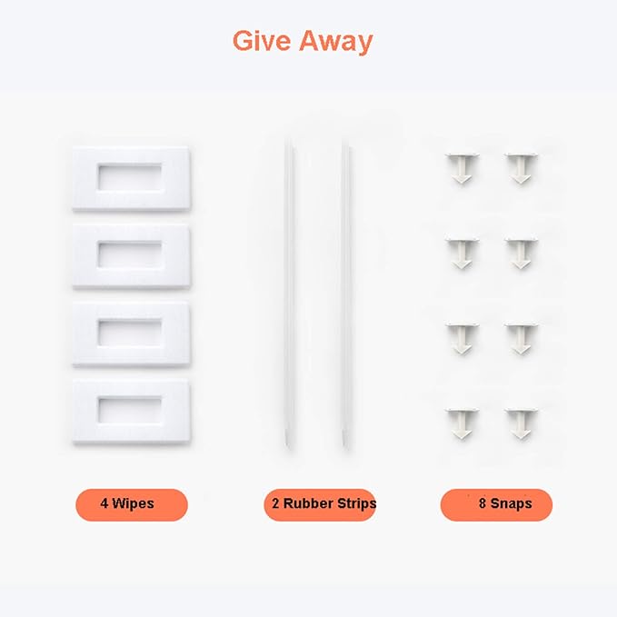 Magnetic Window Cleaner Double-Sided Magnetic Window Cleaner Glass Cleaning Brush Glass Wiper Household Cleaning Tools with Anti-Falling Rope for High-Rise Double Glazed Window