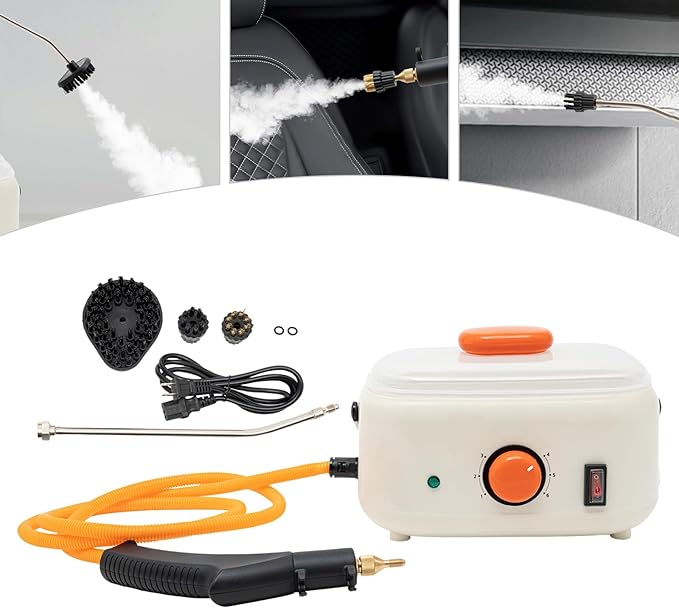 Steam Cleaner 2500W Multipurpose Steam CleanerHandheld Portable Steam Cleaners Portable Steam Cleaner For Car Detailing Kitchen Bathroom Floors