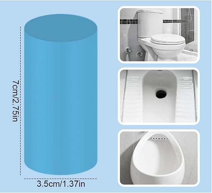Concentrated Descaling Toilet Cleaning StickFour Scents of Toilet Cleaning Sticks2024 Upgrade Effective Toilet BowToilet Cleaning Powerful Descaling Toilet Bowl Cleaners Stick(Blue+Pink)