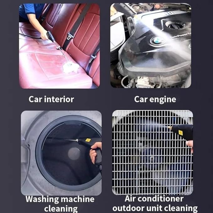 Portable Steam Cleaner High Temperature Household for Air ConditionerSofaKitchen Hood Car Handheld Steam Cleaner