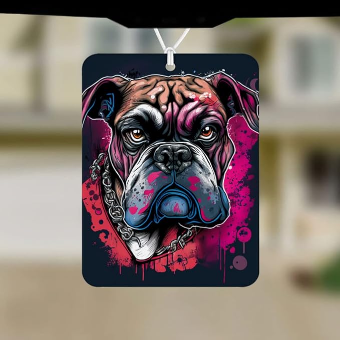 Cool Dog Car Freshener Set of 6 - Trendy Car Air Freshener - Animal Lover Air Freshener for Car