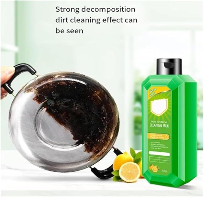 Cleaning Milk House CleanerPowerful Multifunctional Concentrated Cleansing LotionEffective Cleaning Milk for Multi-Scene Kitchen Use (1 2pcs)