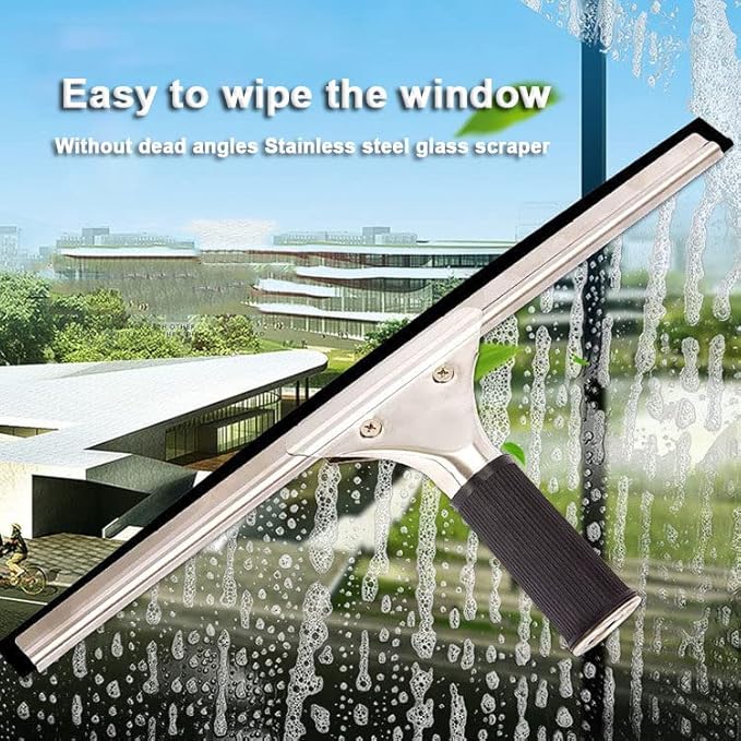 Window Cleaning Pole Kit Outdoor Water Fed Telescopic Brush with Squeegee Photovoltaic Panel Cleaning Tool 35cm Brush Head for Cleaning Conservatory Roof12FT/3.6M