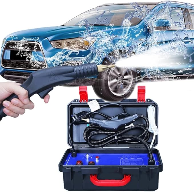 3200W High Pressure Steam Cleaner - Handheld Steam Cleaning Machine for Air Conditioner Range Hood and Car