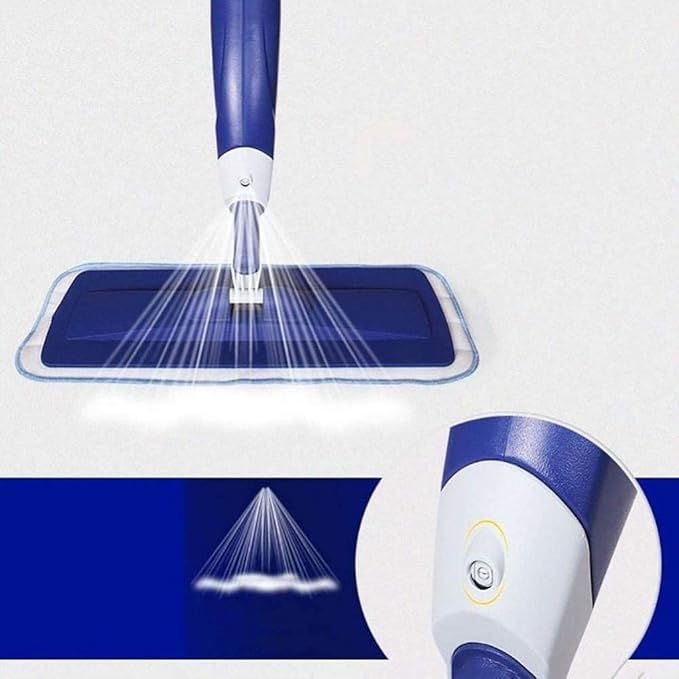 Spray Floor Mop with Reusable Microfiber Pads 360 Degree Handle Mop for Home Kitchen Laminate Wood Ceramic Tiles Floor Cleaning
