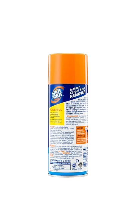 Spot Shot Instant Carpet Stain Remover Aerosol 14 OZ [12-Pack] (009868)