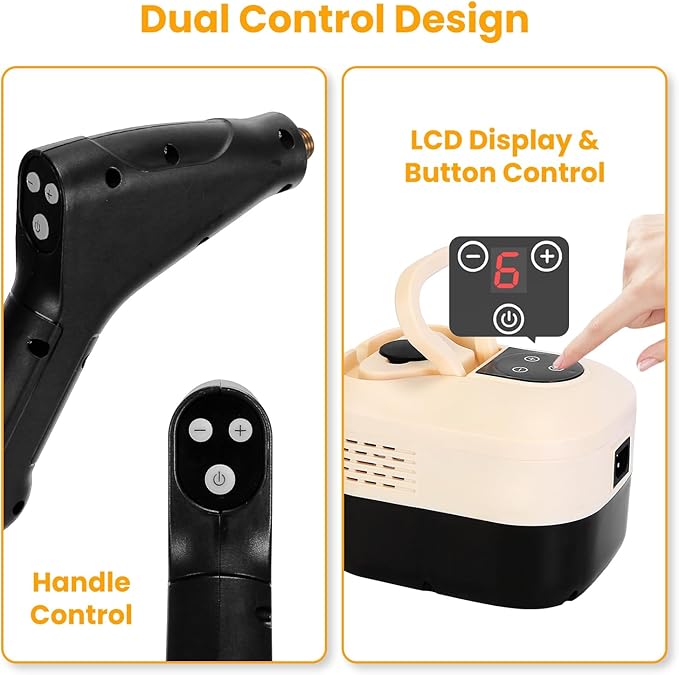 Handheld Steam Cleaner for Home and Kitchen – 1500W Fast-Heat Portable Steamer with 6 Steam Levels 1200ML Tank &amp 11-Piece Accessory Kit