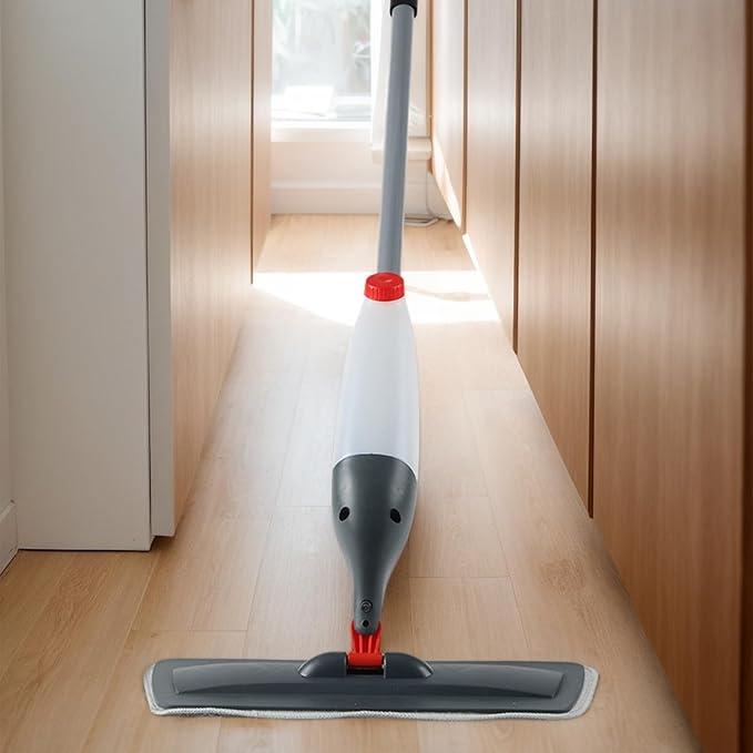 Spray Mops for Floor CleaningQuick Mops for Floor Cleaning | Washable Reusable Removable Pad Clean Supplies for Laminate Wood Marble Commercial Home