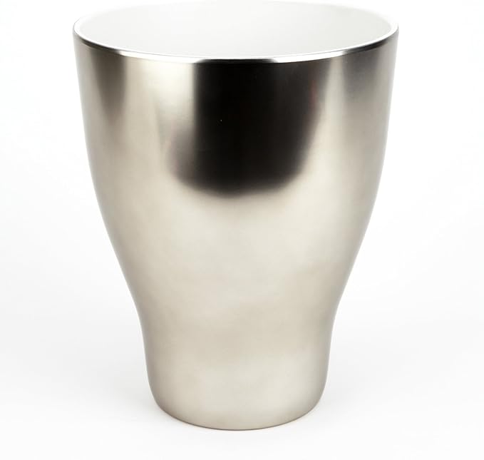 Umbra Shine Chrome Waste Can Nickel