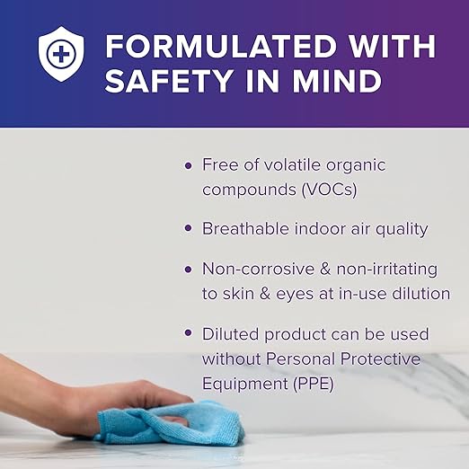 Oxivir Diversey 5019296 Five 16 One-Step Hospital Strength Disinfectant Liquid Cleaner Accelerated Hydrogen Peroxide SmartDose Concentrate 1.4-Liter