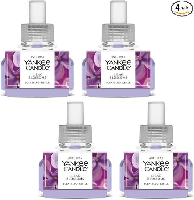 Yankee Candle Scent Plug Refill Lilac Blossoms (Pack of 4)