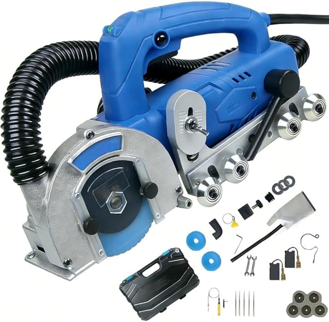 1200w Tile Joint Cleaning Machine Electric Tile Grout Remover Machine for Cleaning Shower Tiles Joints and Removing Old 1.2mm Seam Cleaning Sheet A