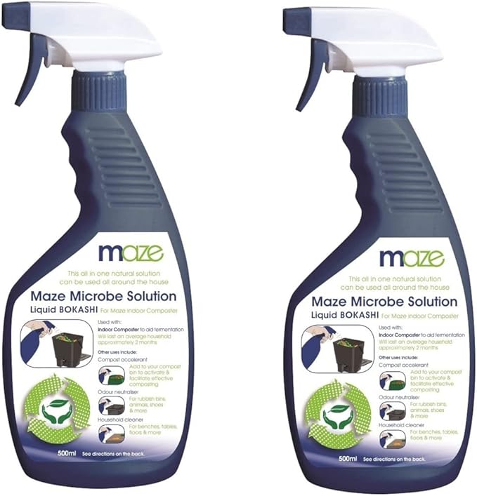 Maze 2 Pack Liquid Bokashi Spray Bottles