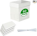 60 Pack Trash Compactor Bags W10165294RB Fits for 15-inch Rectangular Drawer Compactors2.6 Mils Leak Proof Heavier Duty Compactor Bags Compatible with Whirlpool Kenmore15 Gallon Garbage Disposal Bag