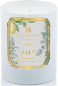 HARLEM CANDLE CO. - Joy - Luxury Scented Soy Candle 11 oz - 80-Hour Burn Time | Fresh Mint Italian Lemon Rosemary Jasmine Petals Cedarwood Amber Musk | Scented Candles for Home