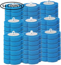 54 Counts Toilet Brush Disposable Refills Cleaning Bowl Wand Bathroom Cleaner Refill Heads(54pcs Blue Ocean Refills)