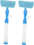 2pcs Magnetic Window Cleaner Tool Squeegee Broom Glass Water-Jet Wiper Window Cleaning Utensil Wiper Car Windshield