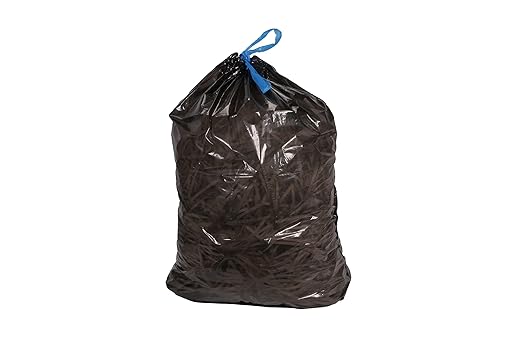 Blue Collar 20-30 Gallon Can Liner by Heritage Bag Co. 12/20 30x34 1 Mil Black