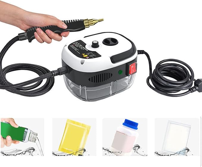 Handheld Steam Cleaner with 2500W 3BAR Pressure Steam Cleaner for Fast Heating and Deep Cleaning Pressurized Steam Cleaner