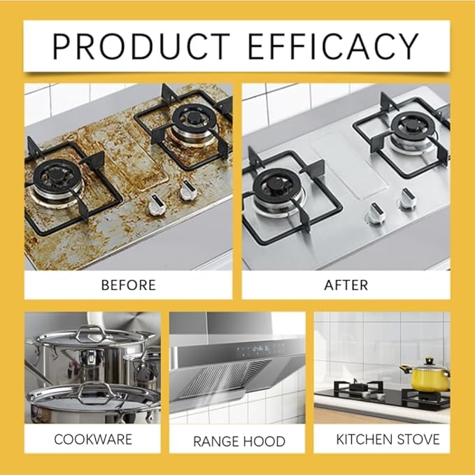 Rotateepic Cleaner Rotateepic Multifunctional Powerful Kitchen Foam Cleaner Heavy Oil Stains and Dirt Cleaning Spray for Stove Kitchen (3)