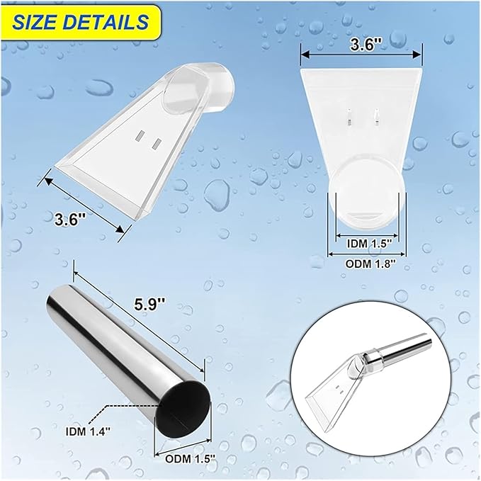 Extractor Hand Wand with Clear Head for Upholstery &amp Carpet CleaningCar Detailing Vacuum Wand for Portable Extractors