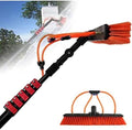 Water Feed Bar Kit Window Cleaning Rod 3.6M 5.4M 6M 7.2M 9M 11M Water Powered Telescopic Brush/Extendable Greenhouse Roof Cleaner Suitable For Cleaning