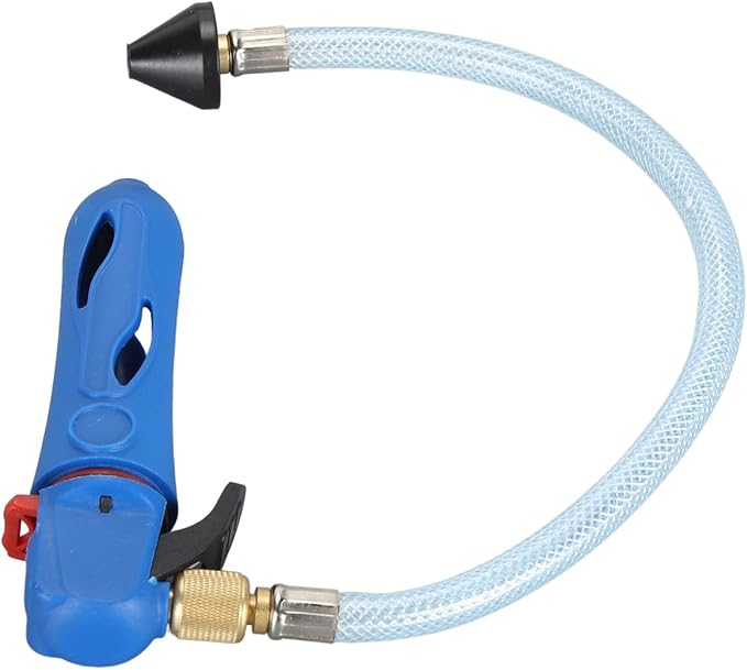 Alomejor Threaded Drain Efficient Cleaner for AC Condensate Line CO2 Kit for Air Conditioner Easy Drainage &amp Durable ABS Material (Blue)